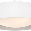 LAMPA wisząca VERO 10450301 Kaspa okrągła OPRAWA metalowy zwis biały