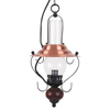Rustykalna lampa wisząca ENNA 7869 Rabalux latarenka retro miedziana czarna