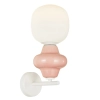 Lampa ścienna do salonu Latera WL-94331-1S-PK kula ceramiczna różowy