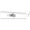 Kinkiet LAMPA ścienna SPLASH ML5614 Milagro łazienkowa OPRAWA metalowa LED 12W 4000K galeryjka IP44 chrom