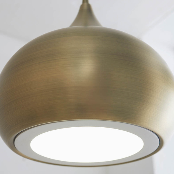 Lampa wisząca Brosnan 61299 LED 19W 4000K kropla mosiądz