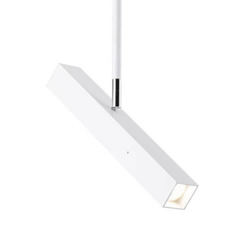 Plafon LAMPA sufitowa MITSUMA 7991 Shilo prostokątna OPRAWA metalowa do systemu szynowego biała