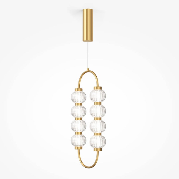 Lampa zwieszana Amulet MOD555PL-L11G3K LED 16W 3000K złoty przezroczysty