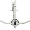 Potrójna lampa wisząca Marble MAR5338-EH Dar Lighting do kuchni na łańcuchu srebrna