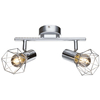 Plafon LAMPA sufitowa XARA 54802-2 Globo druciana OPRAWA ścienna KINKIET regulowany drut chrom