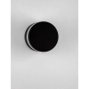 Okrągła lampa ścienna do ogrodu OSCELIA LE75128 LED 8W 3000K IP54 czarna