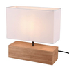 Salonowa lampka stolikowa Woody R50181030 RL Light japandi drewniana biała