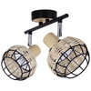 Lampa sufitowa Tajga 92-12203 Candellux na listwie drewniana czarna