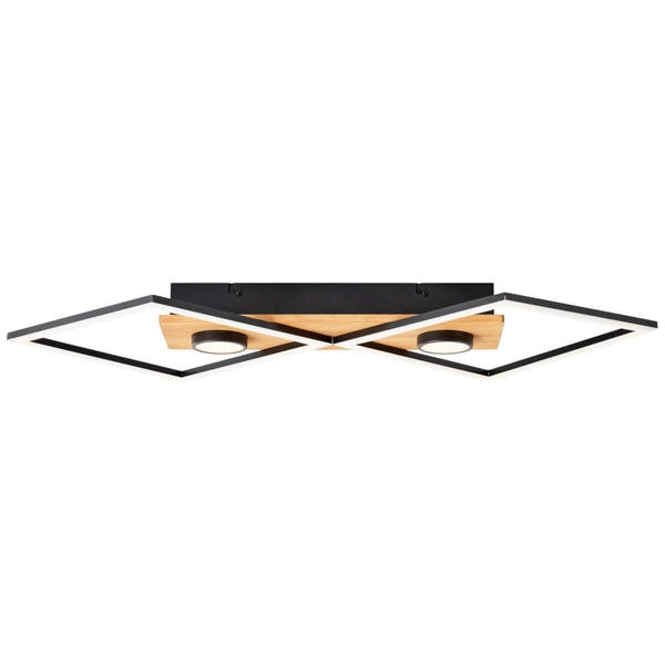 Lampa sufitowa metalowa Woodbridge G99756/76 LED 32W 3000K czarna