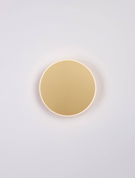 Metalowa lampa ścienna Chica do przedpokoju LED 20,5W 3000K złota
