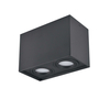 LAMPA sufitowa HADAR Q2 313140 Polux metalowa OPRAWA prostokątna plafon regulowany czarny