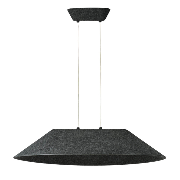 Zwisająca lampa FELMAN AZ5900 Azzardo LED 12W 3000K do biura czarna