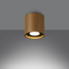Okrągła lampa sufitowa Orbis SL.1180 tuba metalowa złota
