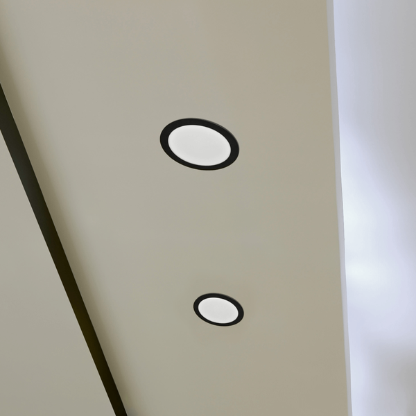 Okrągła oprawa sufitowa RIGEL LED 324122 14W 4000K podtynkowa czarna