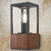 Elewacyjna LAMPA zewnętrzna GARONNE 201860130 Trio ogrodowa OPRAWA ścienna outdoor IP44 drewno
