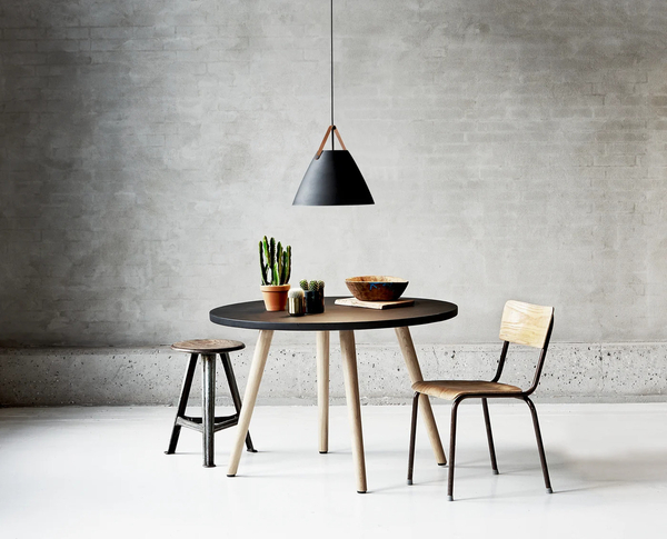 Lampa wisząca jadalniana Strap 84353003 Nordlux metalowa czarna