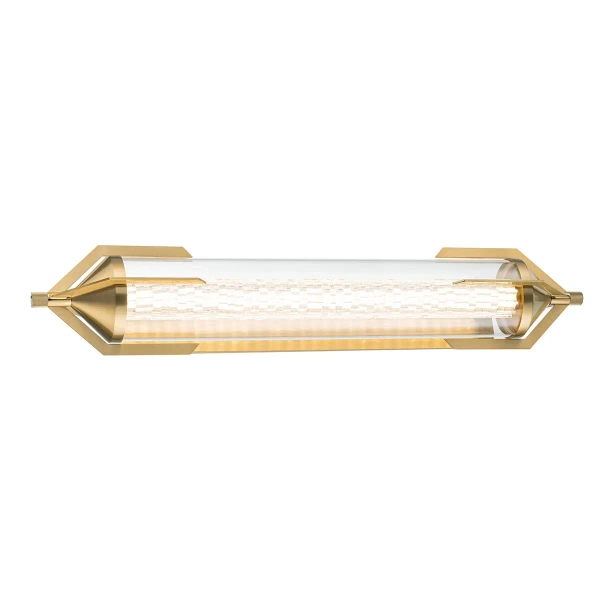 Szklany kinkiet łazienkowy Espada QN-ESPADA-2W-BG LED 23W 3000K IP44 złoty