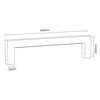 Zewnętrzna lampa stojąca TAKETA 9938 Shilo LED 6,8W 3000K antracyt