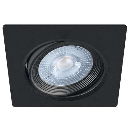 Sufitowa LAMPA wpust MONI 03862 Ideus kwadratowa OPRAWA schodowa LED 5W 4000K regulowana czarna