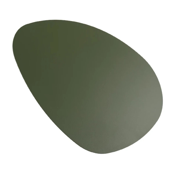 Naścienna lampa kamień Stone Green 10706 do jadalni owalny zielony