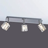 Sufitowa lampa regulowana Crt CRT-3 Italux szklana chrom