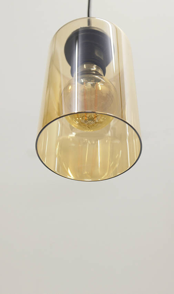 Wisząca lampa na listwie Bistro 33-00545 Candellux szklane tuby czarne