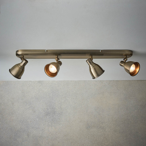 Sufitowa lampa vintage Westbury 76280 regulowana metalowa antyczny mosiądz