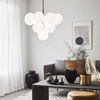 Modernistyczna LAMPA wisząca MERLOT 107903 Markslojd szklana OPRAWA zwis kule balls białe złote
