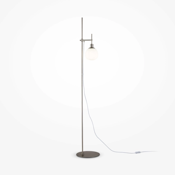 Lampa podłogowa prosta Erich MOD221-FL-01-N ball kula chrom