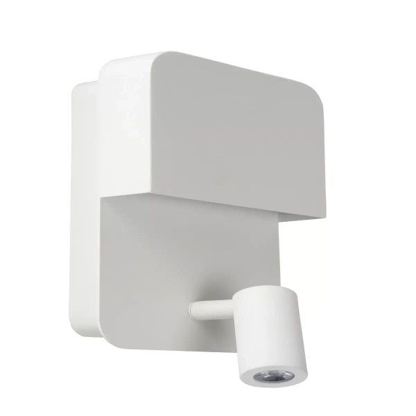 Ścienna lampa z regulacją BOXER 79200/08/31 Lucide LED 5W+3W 3000K biały
