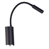 Kinkiet LAMPA ścienna NUTO NERO Orlicki Design metalowa OPRAWA na peszlu LED 3W 3000K do czytania czarna