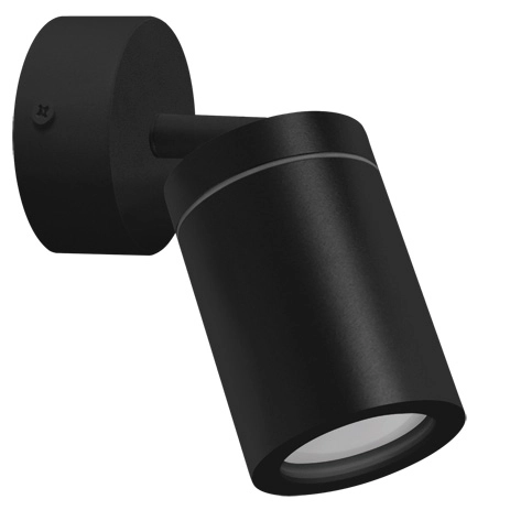 Czarna lampa ścienna Tenor 04069 kierunkowa do łazienki czarna