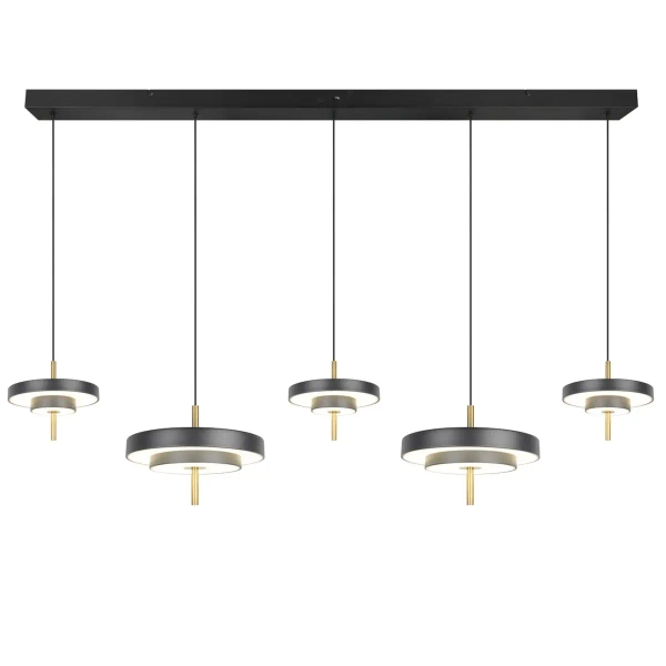 Designerska lampa wisząca Keaton 340210580 LED 50W 2300-4000K czarny