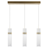 Zwisająca lampa Ambiente LP-1510/3L GD LED 18W 3000-6000K na listwie złota