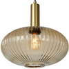 LAMPA wisząca MALOTO 45386/30/62 Lucide szklana OPRAWA loftowy zwis bursztynowy mosiądz