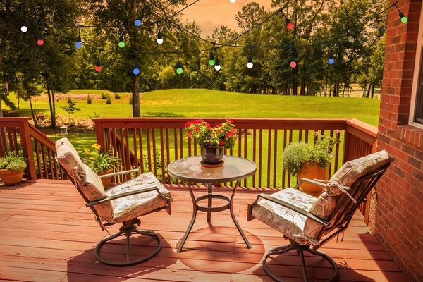 Girlanda ogrodowa z kolorowymi żarówkami 10 LED 6W 3000K 5,6m IP44