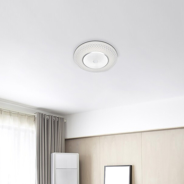 Plafon do sypialni Tornado 3254 ledowa lampa 72W 3000K-6500K biała