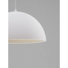 Wisząca lampa NAVIRTA LE45340 kopułowa nad wyspę do jadalni biała