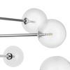 Wisząca lampa salonowa sticks Sola ST-5020-12 Step szklane kule chrom
