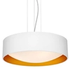 LAMPA wisząca VERO 10449301 Kaspa metalowa OPRAWA okrągły zwis biały