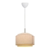 Wisząca lampa ekologiczna TAKAI beżowa 2620003018 1xE27 nad stół do salonu