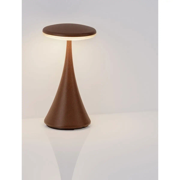 Tarasowa lampka stołowa ALIRONA LE75277 LED 2W 3000K IP54 rdzawy
