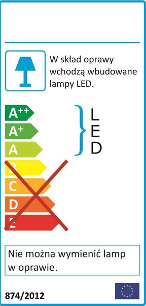 Kinkiet ścienny MIRACLE 22-76014 reflektorek LED 9W 4000K regulowany biały
