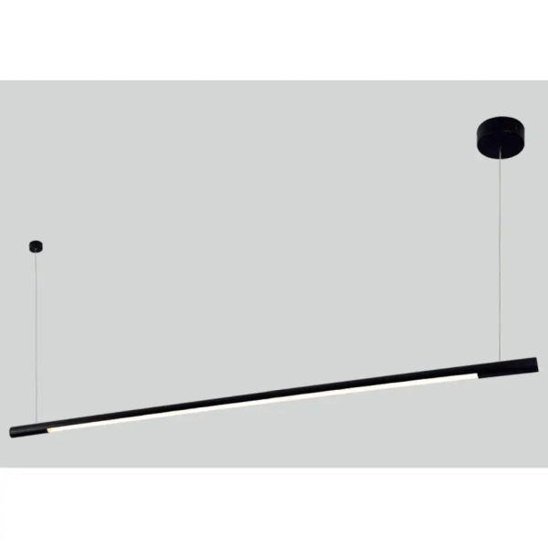 Loftowa LAMPA wisząca HORIZON P0358D Maxlight metalowa OPRAWA listwa LED 26W 3000K zwis czarny