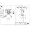 Nowoczesna LAMPA sufitowa MANNI 41759-24 Globo okrągły plafon LED 24W 2700K - 6500K z pilotem czarny