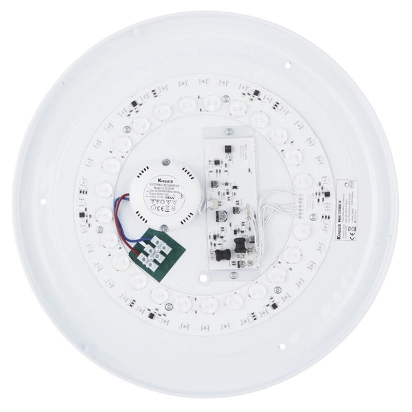 Okrągła LAMPA sufitowa SULLY 41368-24 Globo metalowy plafon LED RGB 24W 3000K - 6500K czarny