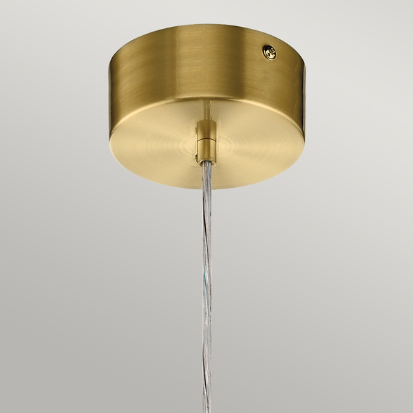 Lampa wisząca kula QN-MOONLIT-P-CG ball metal złoto