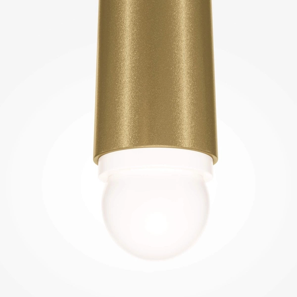 Lampa wisząca LED 30W 4000K tuby mosiądz Cascade OUTLET