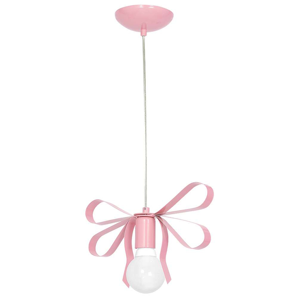 Dziecięca lampa wisząca EMMA MLP1039 Milagro dekoracyjna kokarda różowa