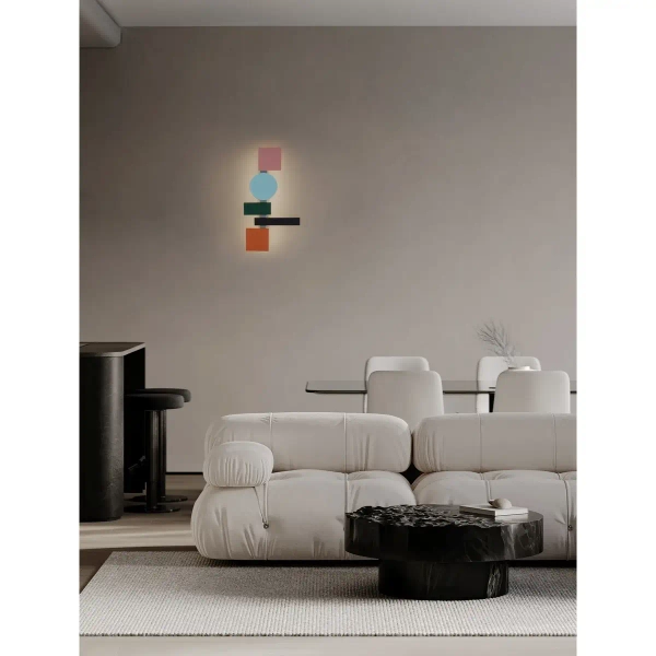 Dekoracyjna lampa ścienna GORZANO LE45552 LED 19W 2700-4000K kolorowa